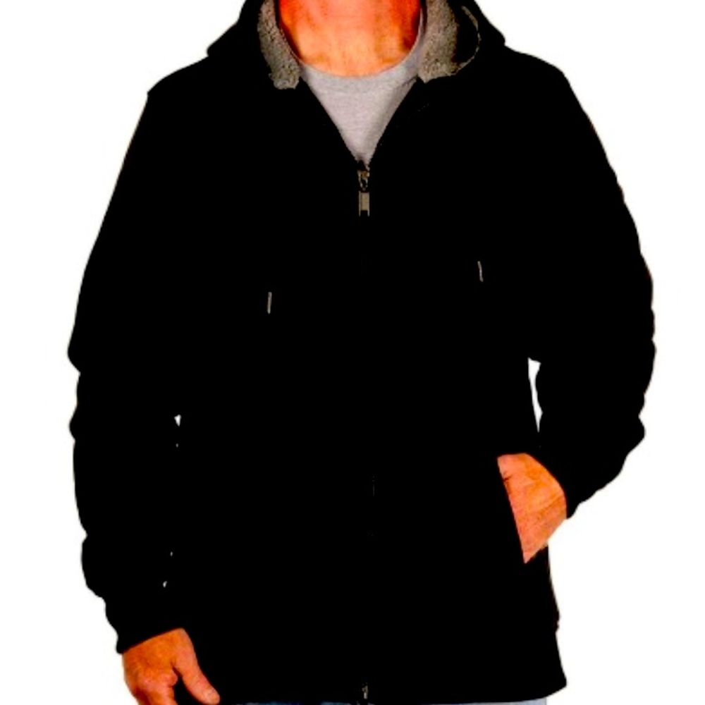 US LIFE 58' Sherpa Lined Full-Zip Hoody